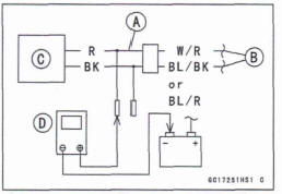 Fuel Injector Power Source Voltage Inspection