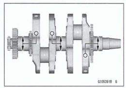 Crankshaft Main Bearing Insert/Jouma1 Wear Inspection