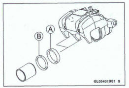 Caliper Fluid Seal Damage Inspection