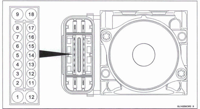 ABS Hydraulic Unit Terminal Names