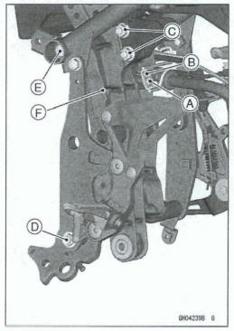 Swingarm Mounting Plate Removal