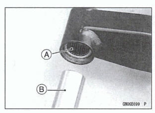 Swingarm Bearing, Sleeve Inspection