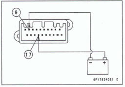 Check 3-3: Blue High Beam Indicator Light (LED) inspection