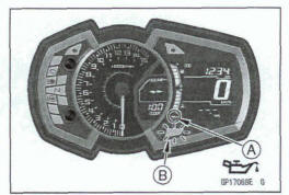 Check 3-8: Red Warning Indicator Light (LED) Inspection (Oil Pressure Warning)