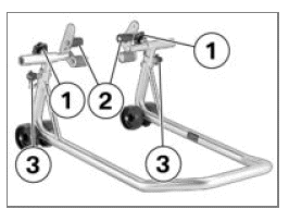 Front-wheel stand