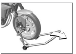 Front-wheel stand