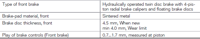 Technical data