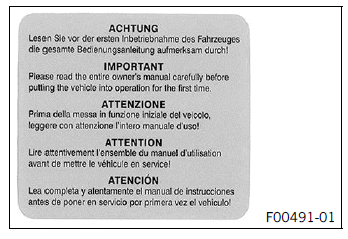 Overview of labels