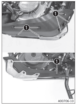 Service work on the chassis