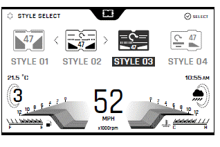 TFT Instrument Display