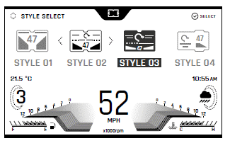 TFT Instrument Display