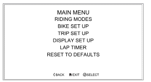 TFT Instrument Display