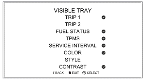 TFT Instrument Display