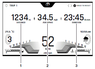 TFT Instrument Display