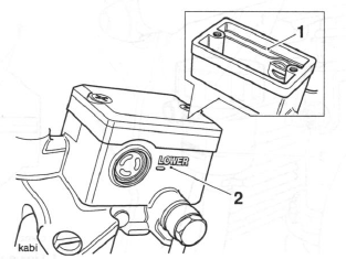 Front Brake Fluid Level Inspection