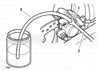 Bleeding the Rear Brakes, Renewing Brake Fluid