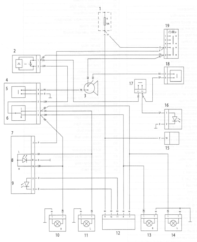 Auxiliary and Accessory Circuit - Street Triple and Street Triple R