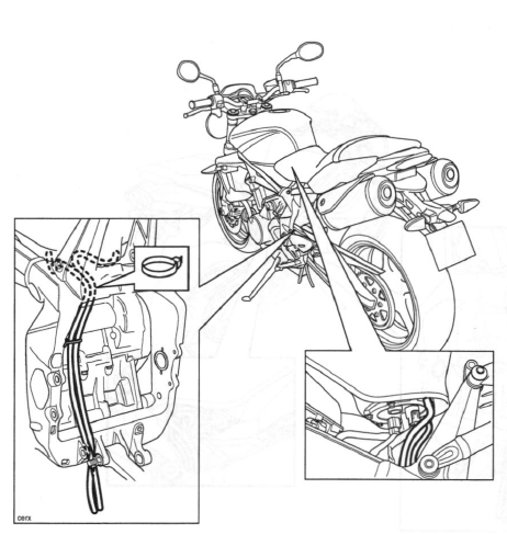 Fuel Tank Breather Hose Routing - Street Triple and Street Triple R