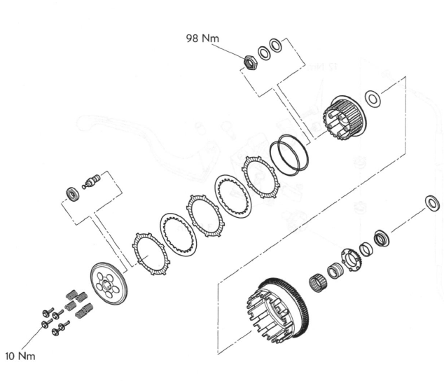 Triumph Street Triple S - Service manual > Clutch