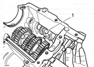 Selector Shaft, Selector Forks and Drum