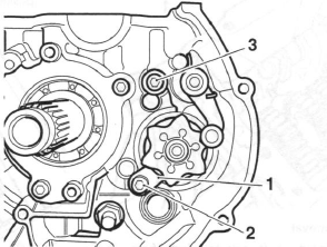 Selector Shaft, Selector Forks and Drum