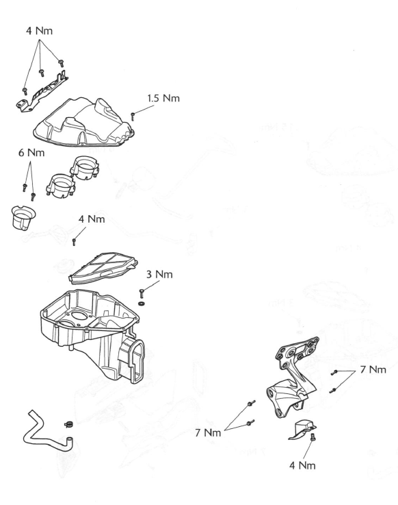 Exploded View - Airbox - Street Triple and Street Triple R