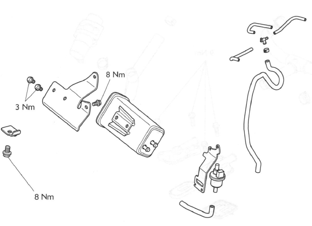 Exploded View - Evaporative System