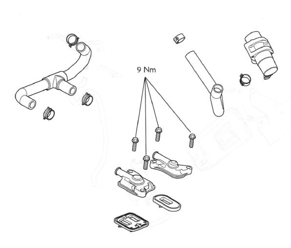 Exploded View - Secondary Air Injection