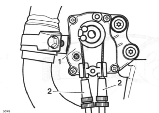 Exhaust Butterfly Valve Cables - Daytona 675 only