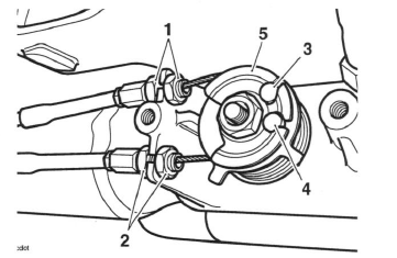 Exhaust Butterfly Valve Cables - Daytona 675 only