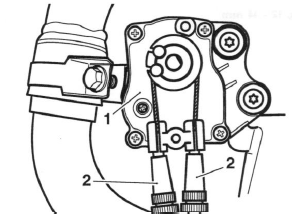 Exhaust Butterfly Valve Cable Adjustment - Daytona 675 only