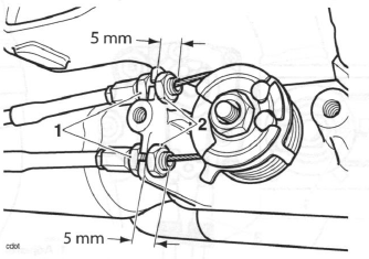 Exhaust Butterfly Valve Cable Adjustment - Daytona 675 only