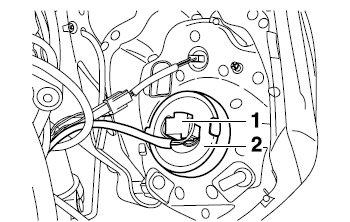 Replacing the headlight bulb