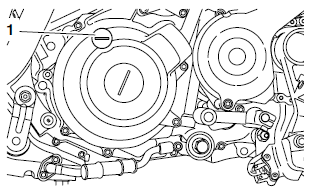 Checking the ignition timing