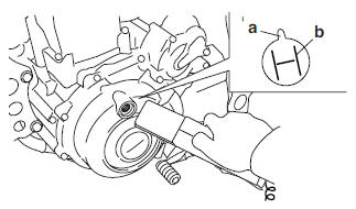 Checking the ignition timing