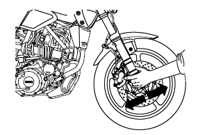 Checking and adjusting the steering head