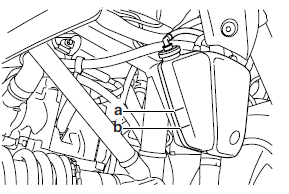 Checking the coolant level