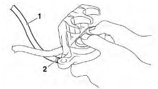 Replacing the front brake pads 