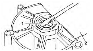 Disassembling the front wheel