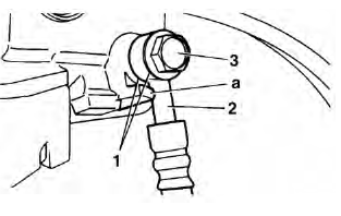 Installing the front brake master cylinder