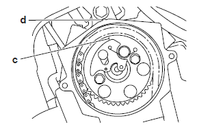 Installing the cylinder head