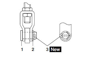 Installing the rear brake master cylinder