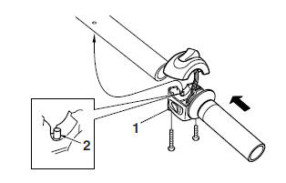 Installing the handlebar