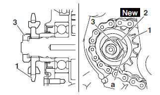 Installing the drive chain