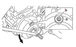 Removing the cylinder head