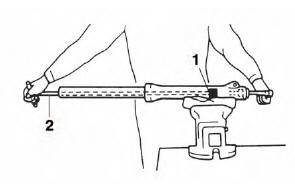 Disassembling the front fork legs