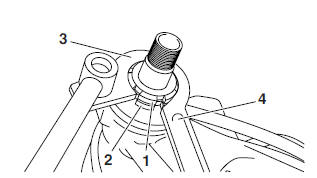 Removing the lower bracket 