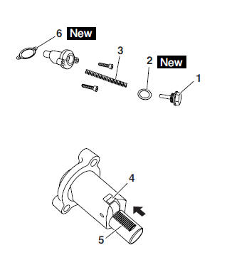 Installing the cylinder head