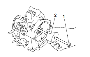 Removing the rocker arms and camshaft