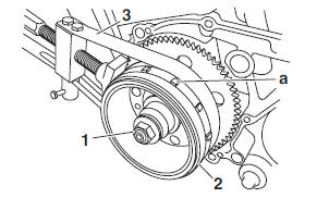 Removing the A.C. Magneto rotor